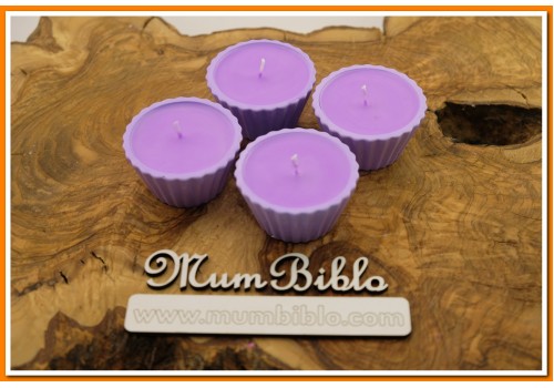 Mumluk Cupcake Lila Renk Lila Mum