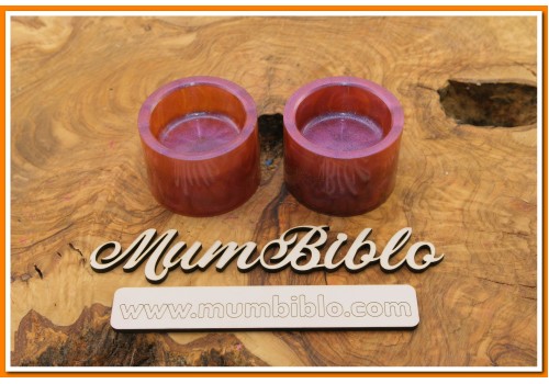 Tealight Mumluk İkili Set Epoksi M1