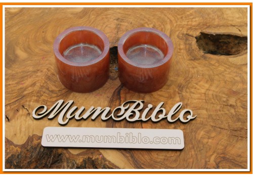 Tealight Mumluk İkili Set Epoksi Y1