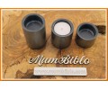 Tealight Mumluk Üçlü Set Gümüş Renk